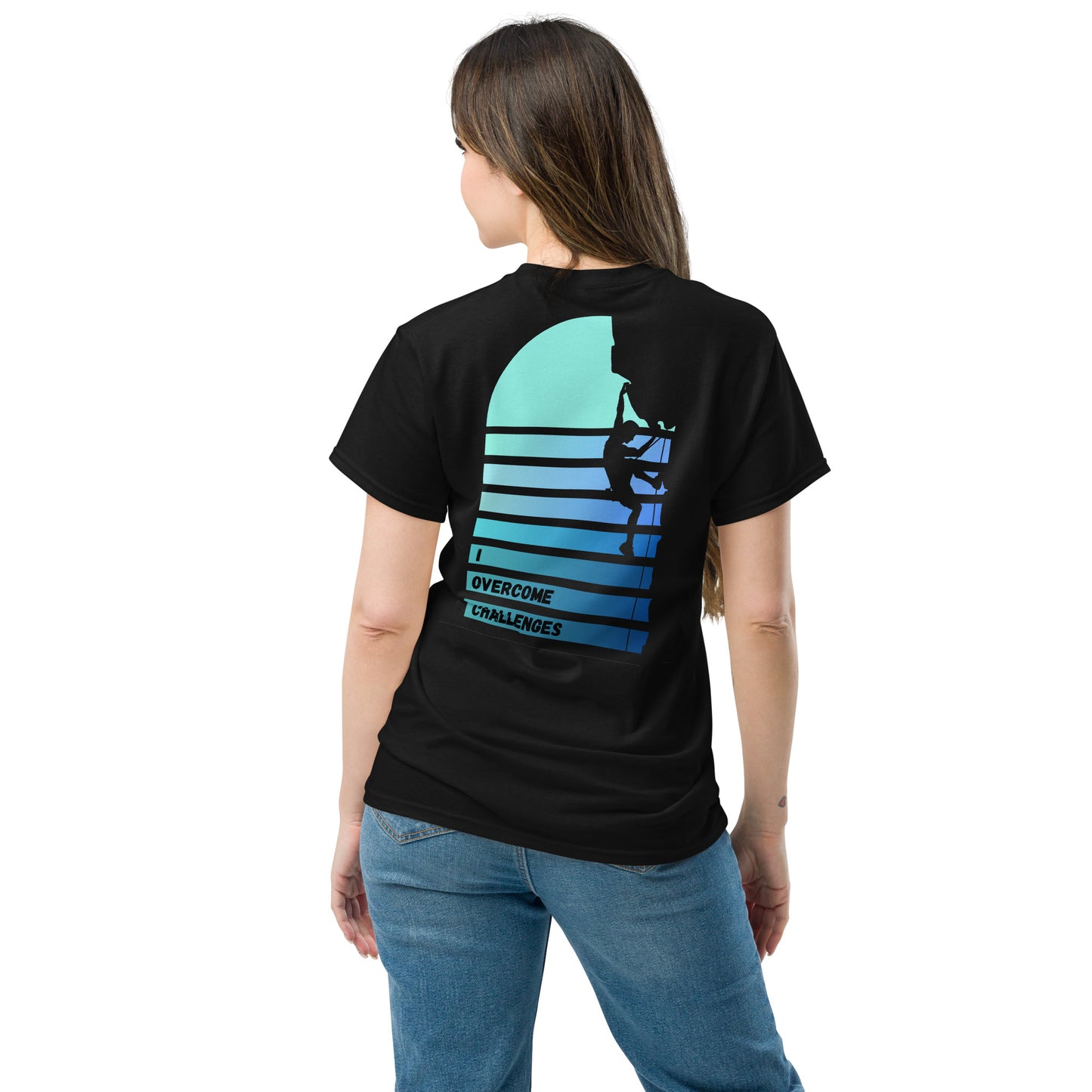 I Overcome Challenges Adult T-Shirt