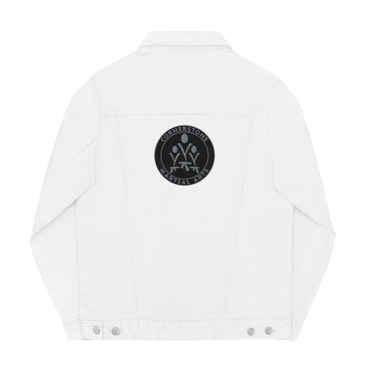 Monochromatic Moo Unisex denim jacket
