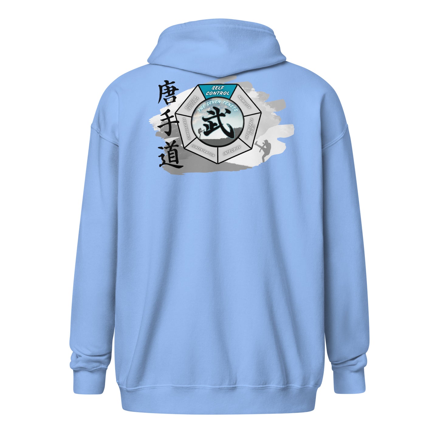 Self Control - 7 Tenets Unisex heavy blend zip hoodie