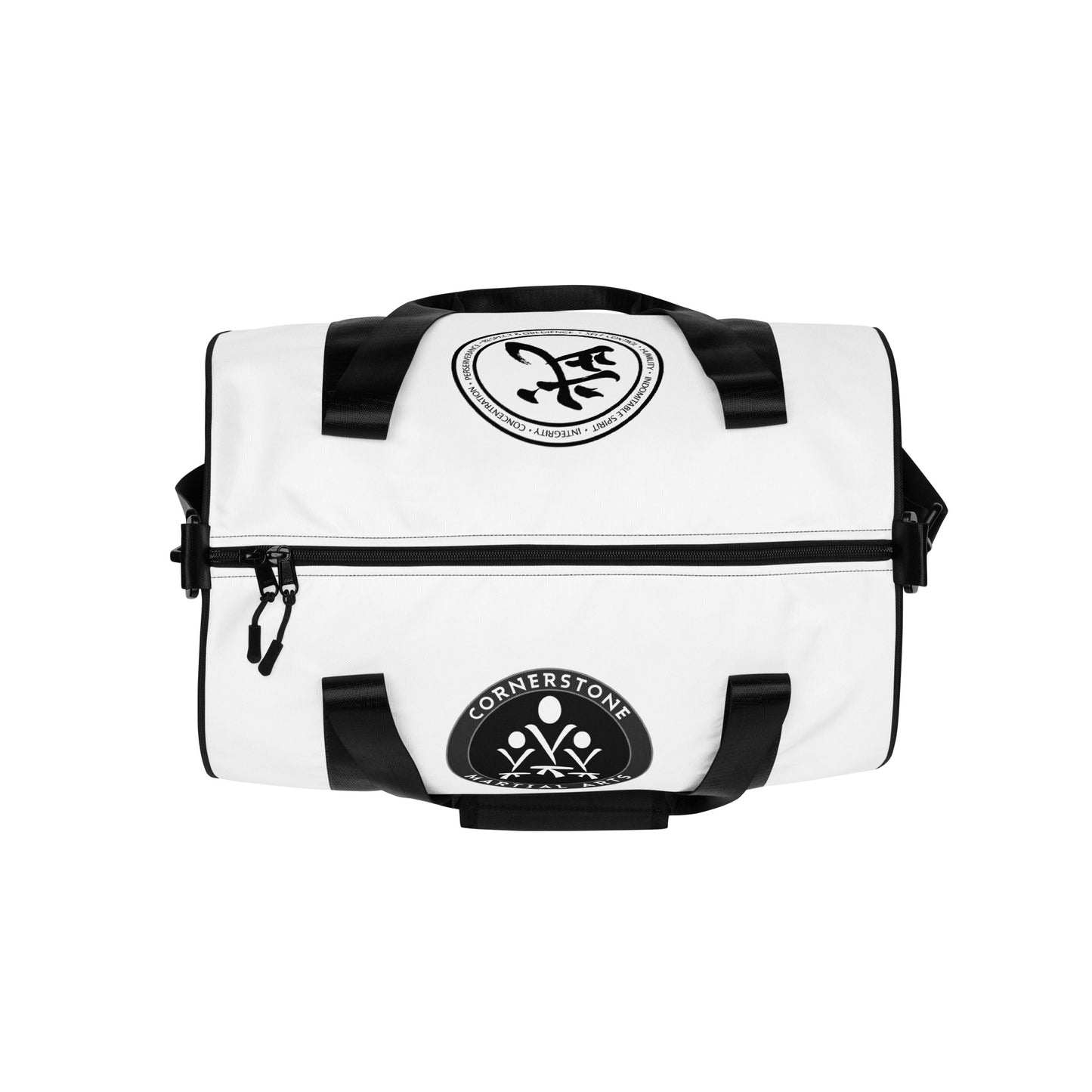 Monochromatic White Cornerstone Gym Bag