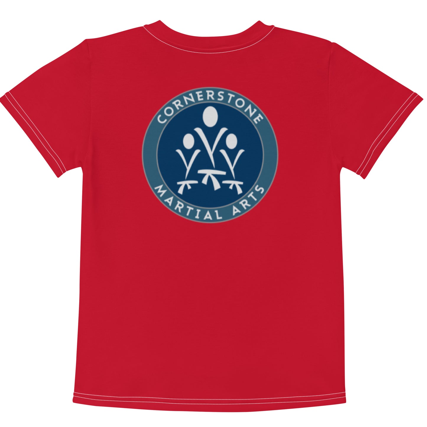 Kids Red Belt Unisex Tech T-Shirt