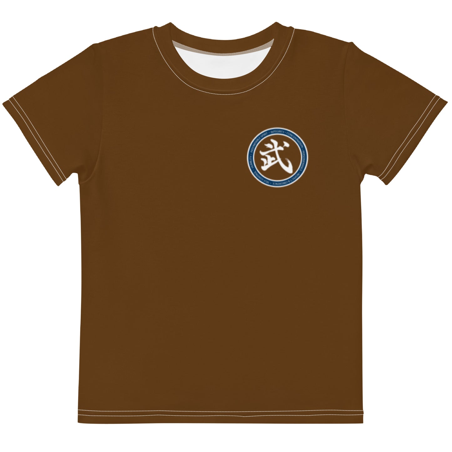 Kids Brown Belt Unisex Tech T-Shirt