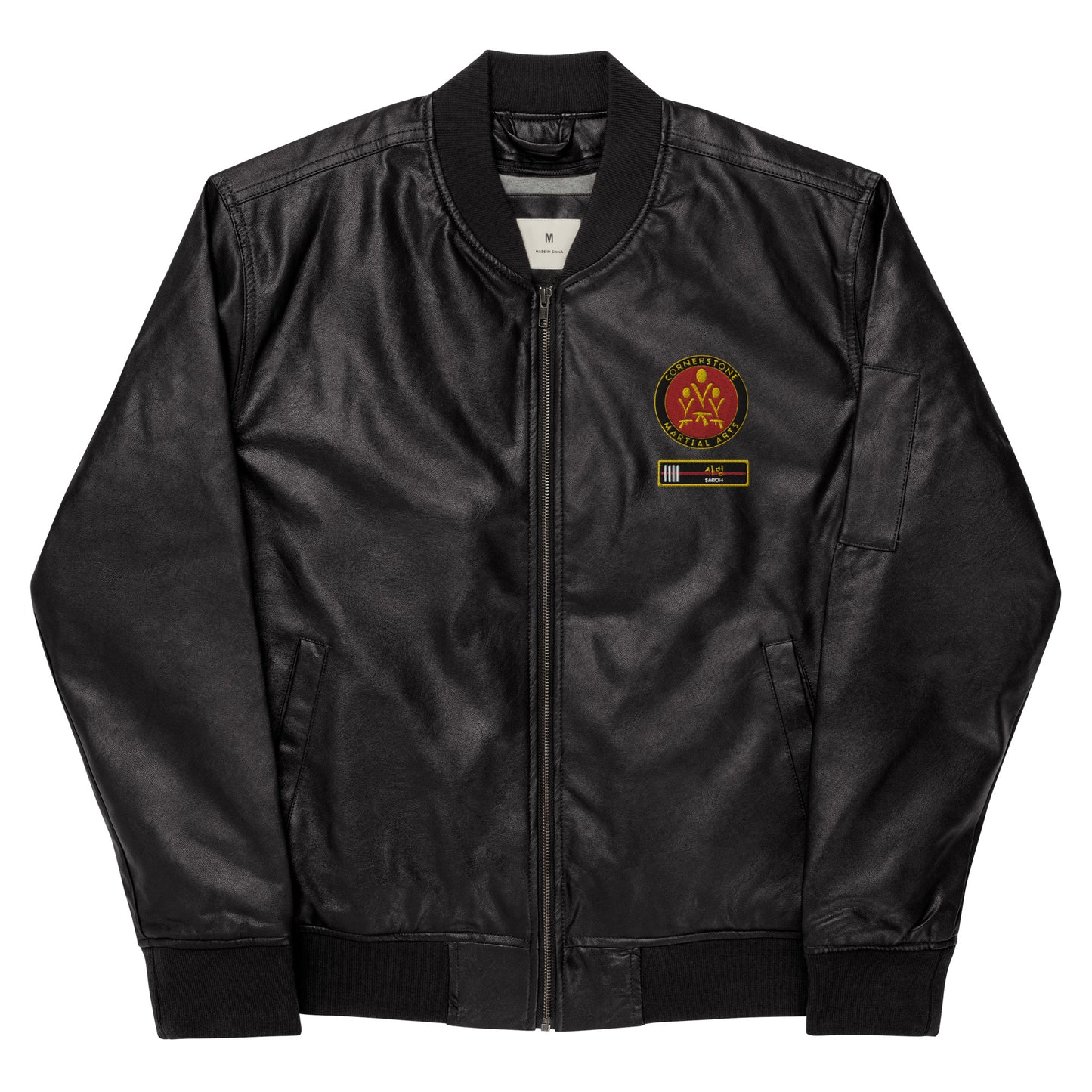 Sabom Leather Bomber Jacket