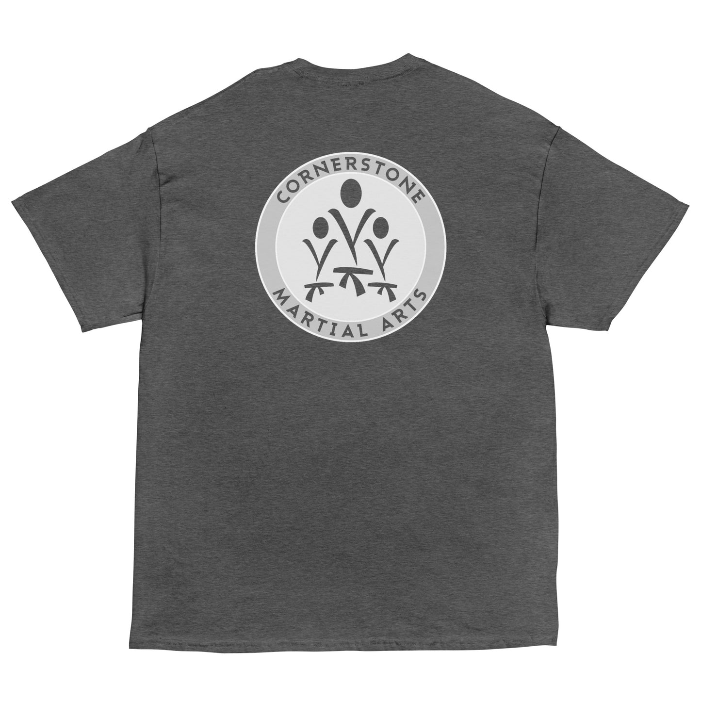 My Kid Kicks at Cornerstone Classic Tee Light Logo