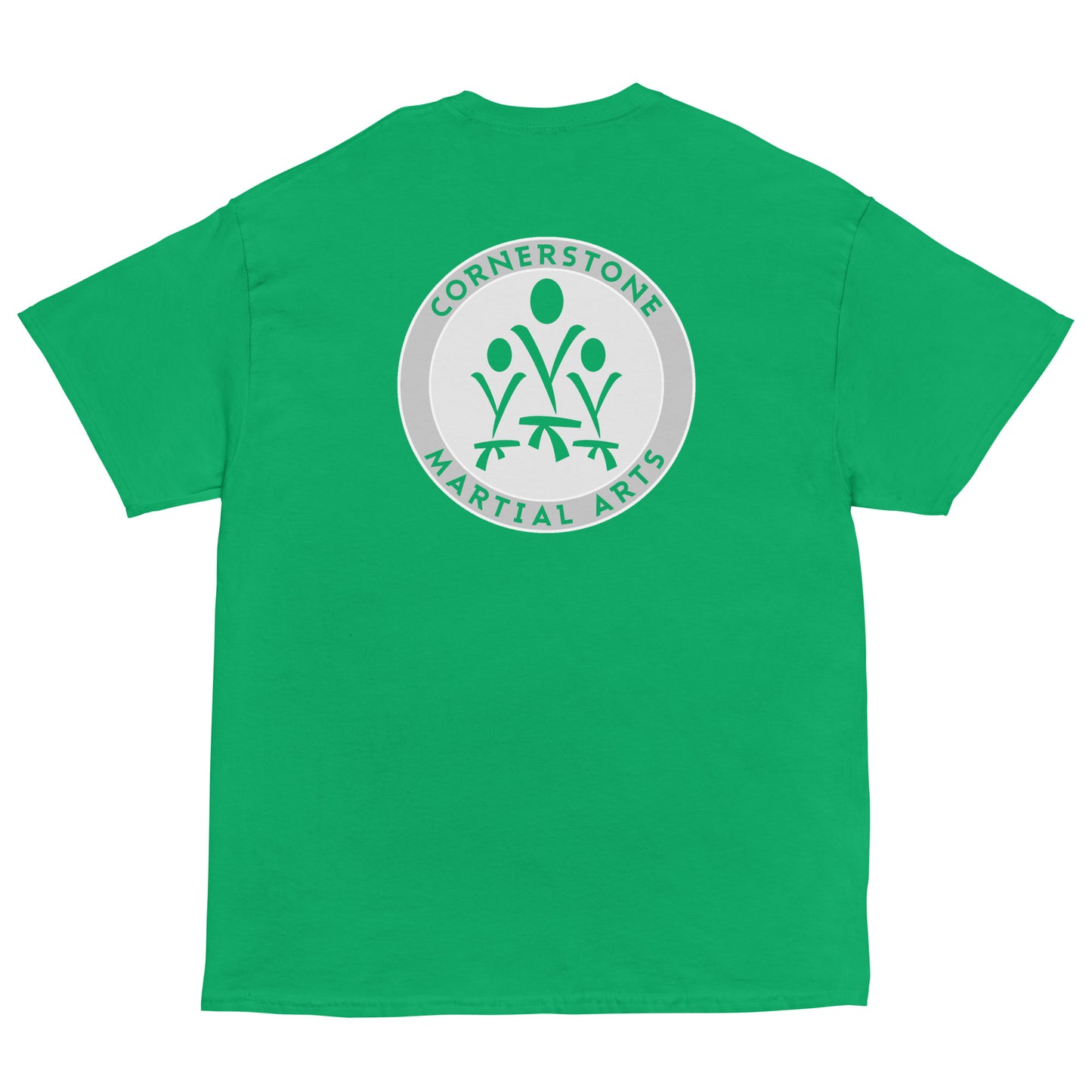 My Kid Kicks at Cornerstone Classic Tee Light Logo