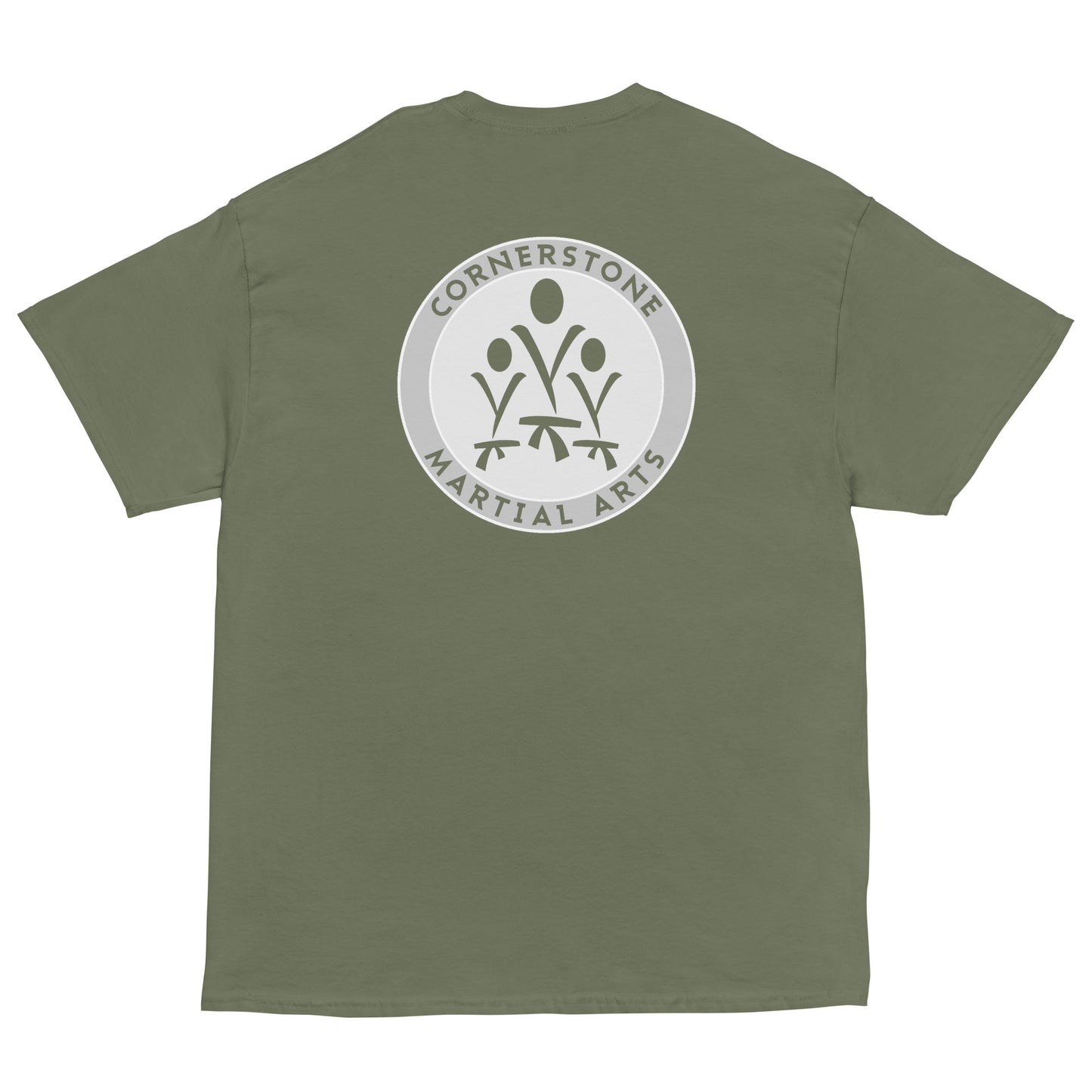 My Kid Kicks at Cornerstone Classic Tee Light Logo