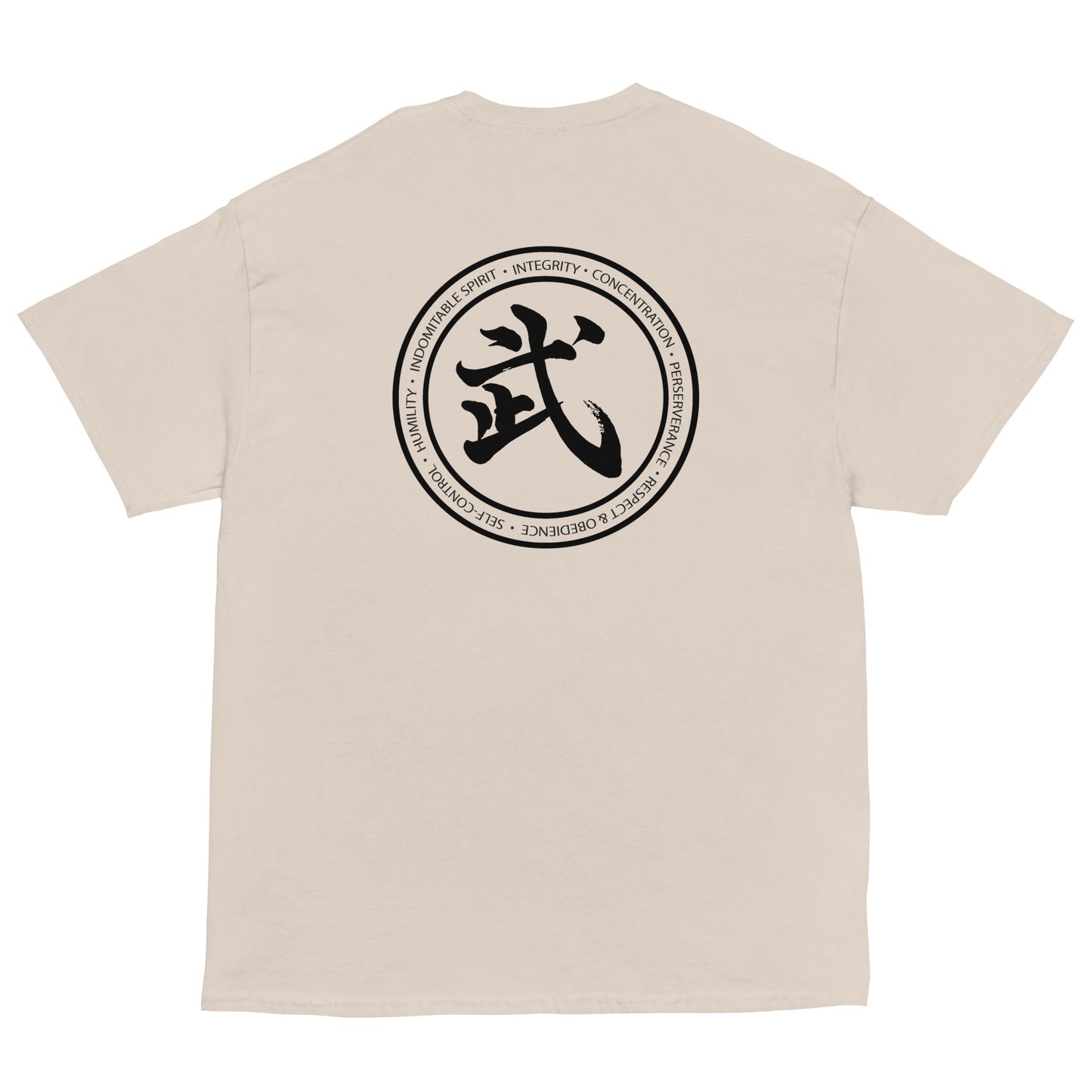 Monochromatic Cornerstone Unisex Cotton T-Shirt Black Logo