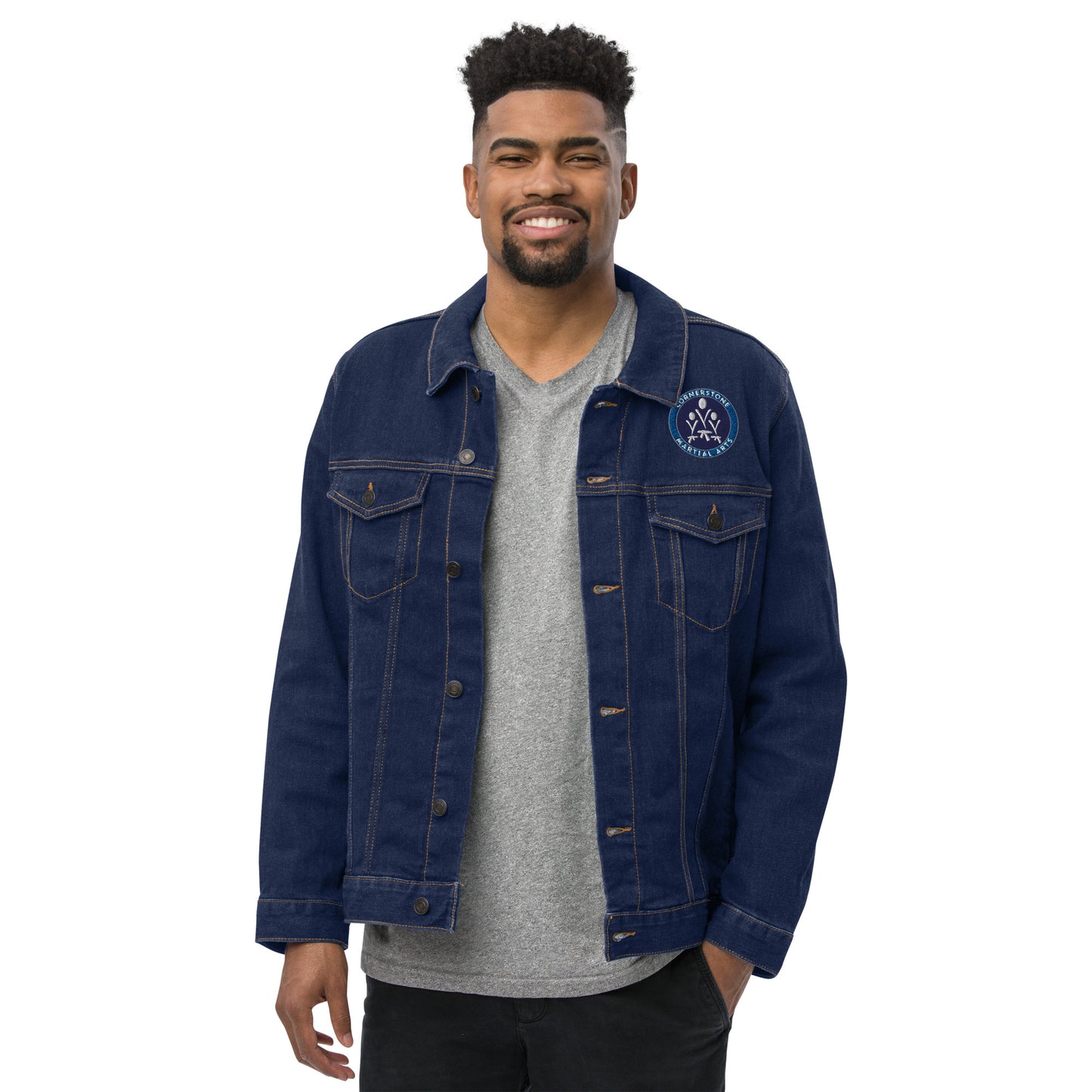 Cornerstone Moo Unisex Denim Jacket