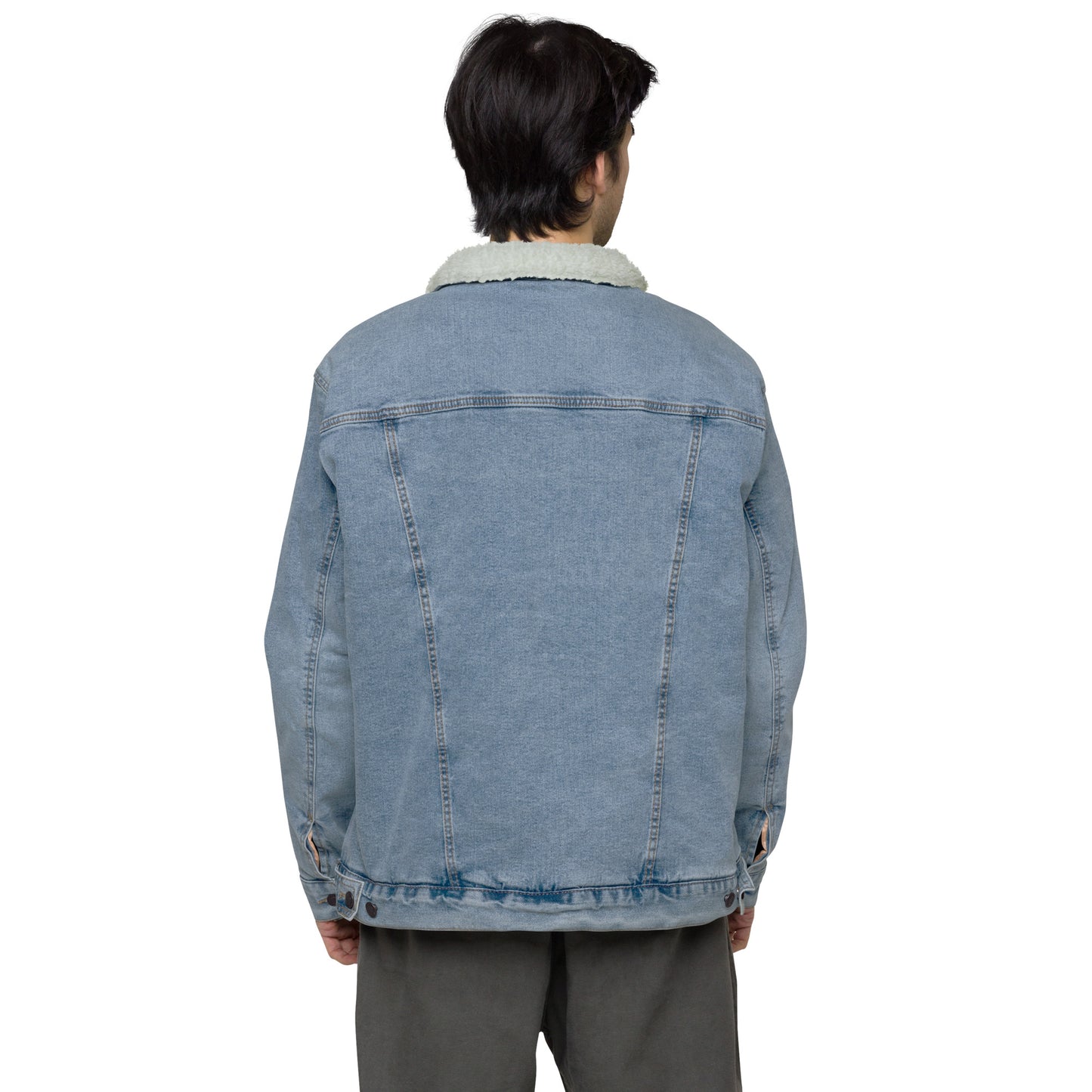 Cornerstone Moo Unisex Denim Sherpa Jacket
