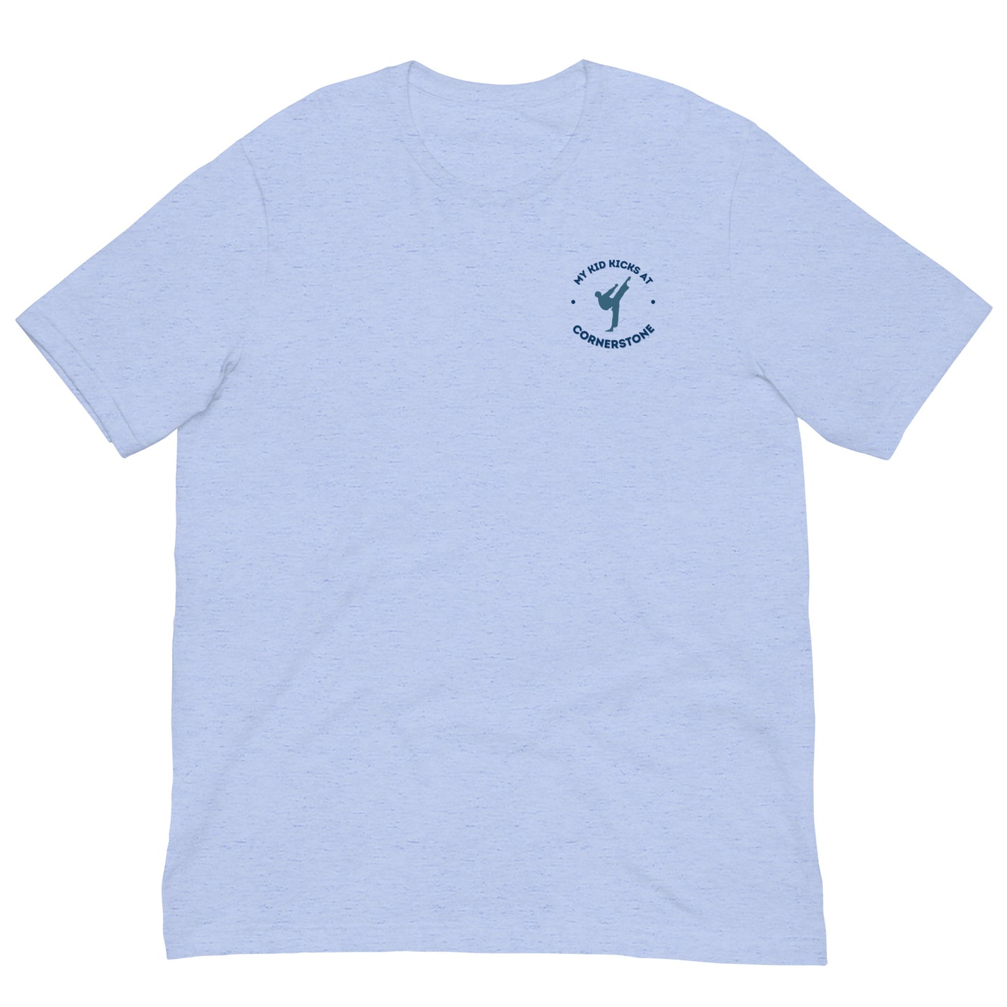 My Kid Kicks at Cornerstone Unisex t-shirt