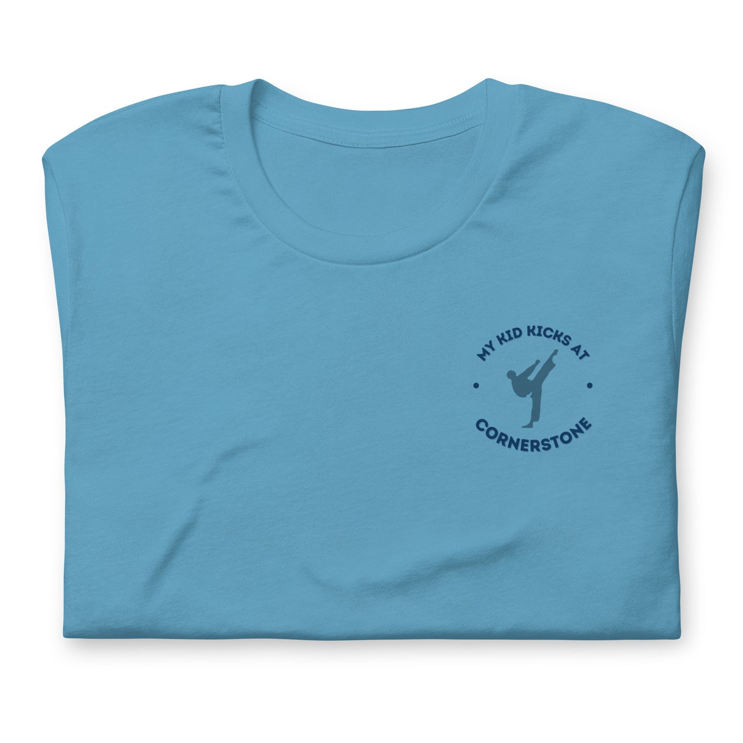 My Kid Kicks at Cornerstone Unisex t-shirt