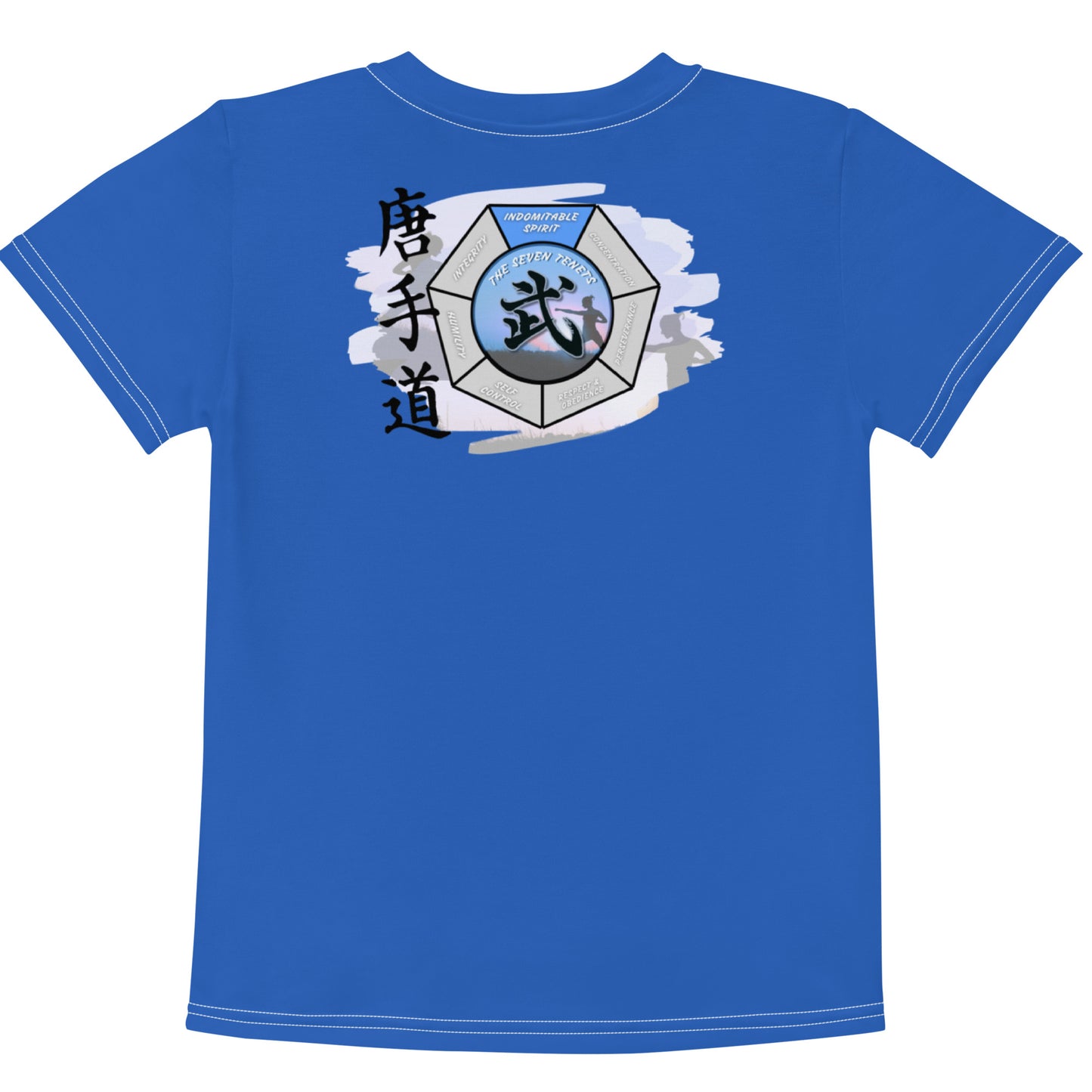 Indomitable Spirit - 7 Tenants - Kids Tech T-Shirt