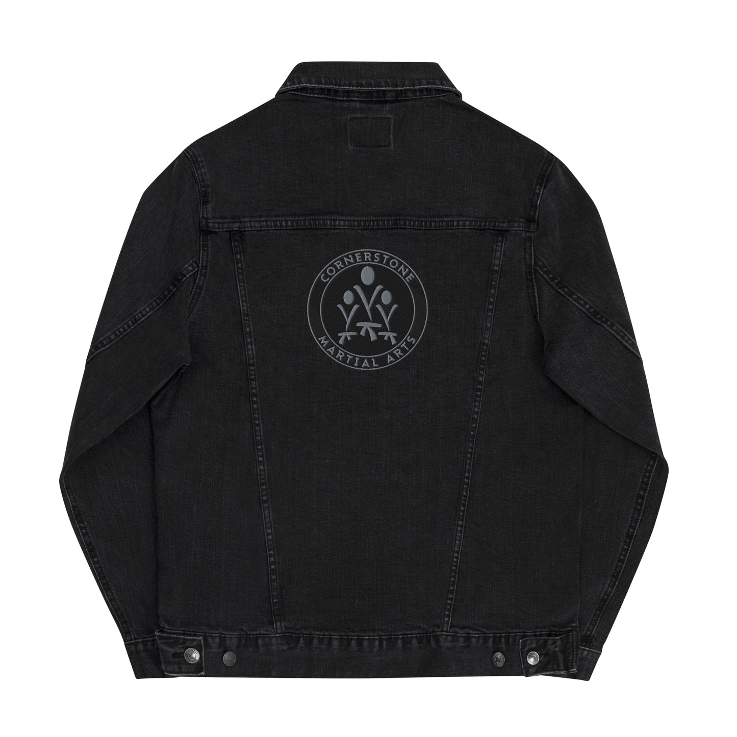 Monochromatic Moo Unisex denim jacket