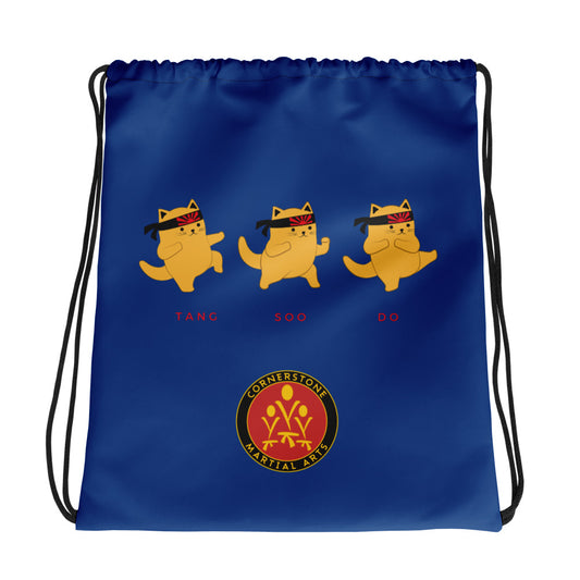 Tang Soo Do Cats Drawstring bag