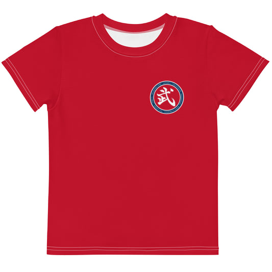 Kids Red Belt Unisex Tech T-Shirt