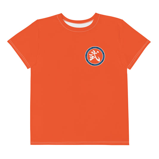Youth Orange Belt Unisex Tech T-Shirt