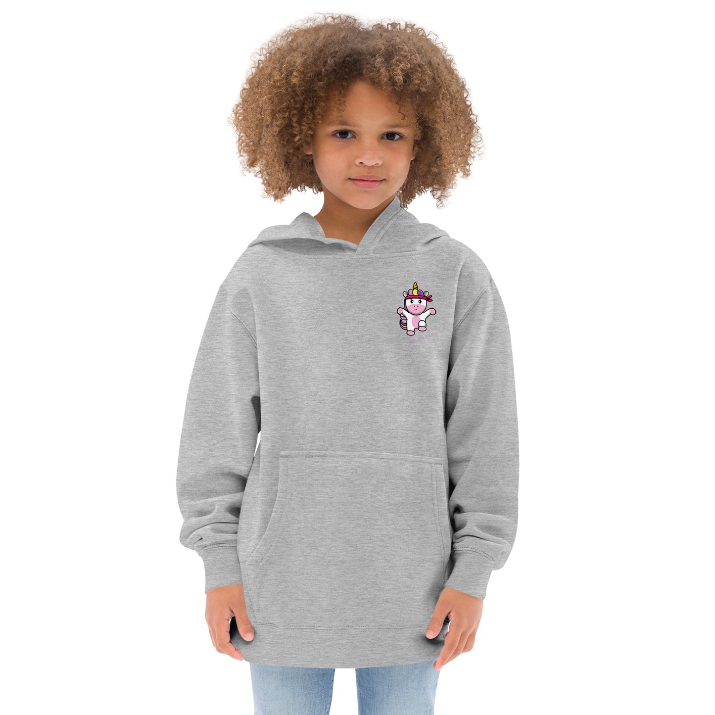 Be Brave Unicorn Kids Fleece Hoodie