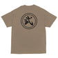 Monochromatic Cornerstone Unisex Cotton T-Shirt Black Logo