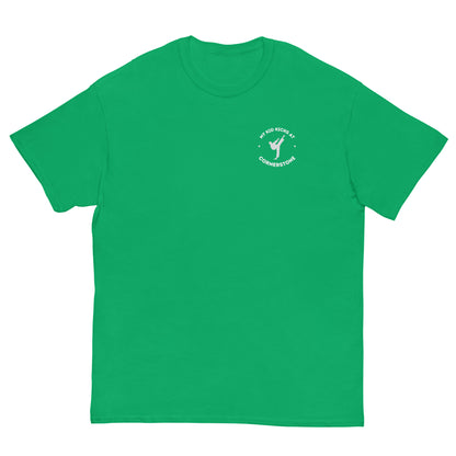 My Kid Kicks at Cornerstone Classic Tee Light Logo