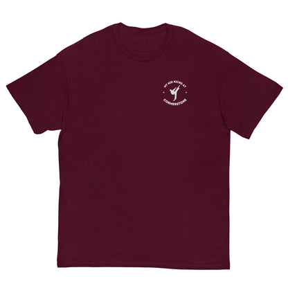 My Kid Kicks at Cornerstone Classic Tee Light Logo