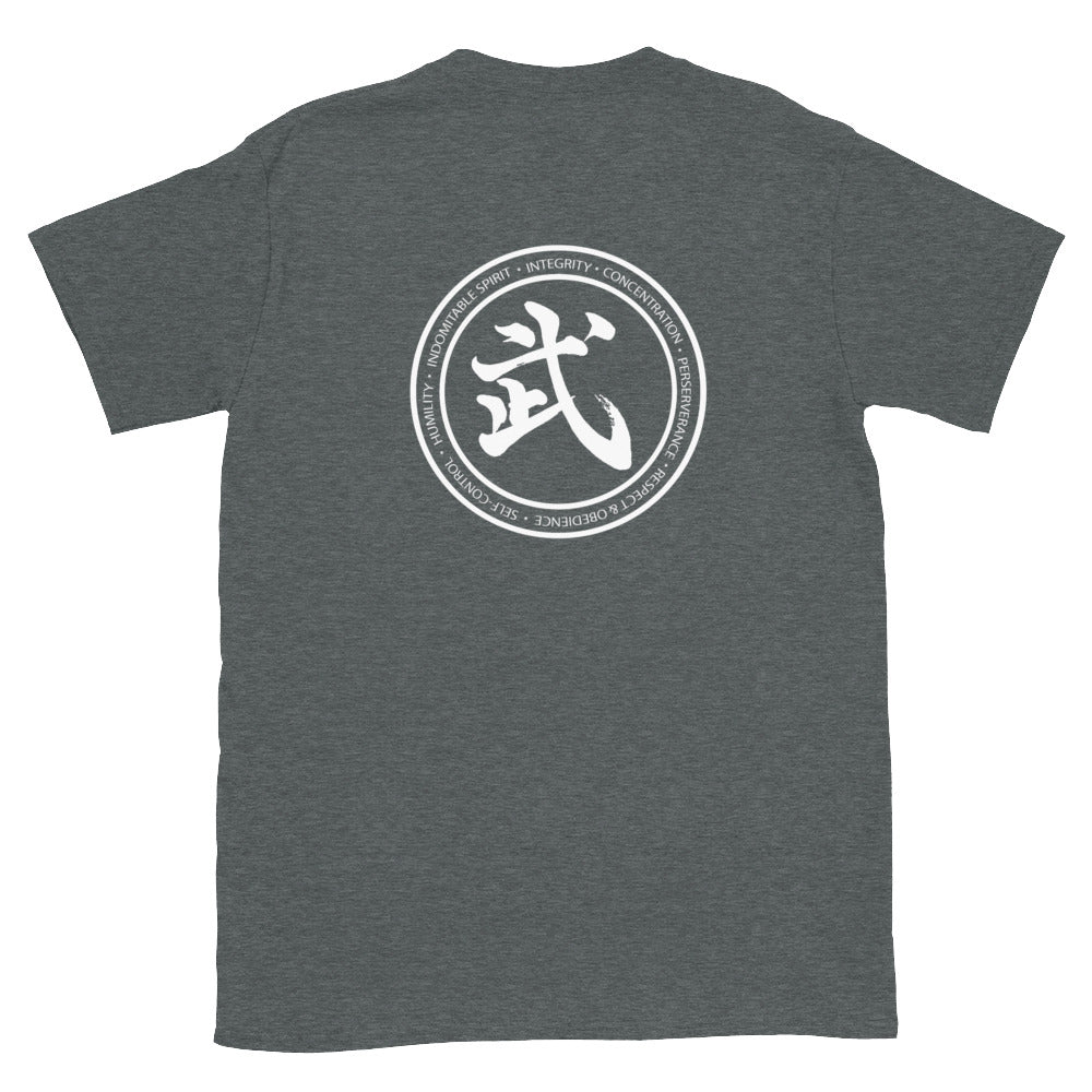 Monochromatic Cornerstone Unisex Soft Style T-Shirt White Logo