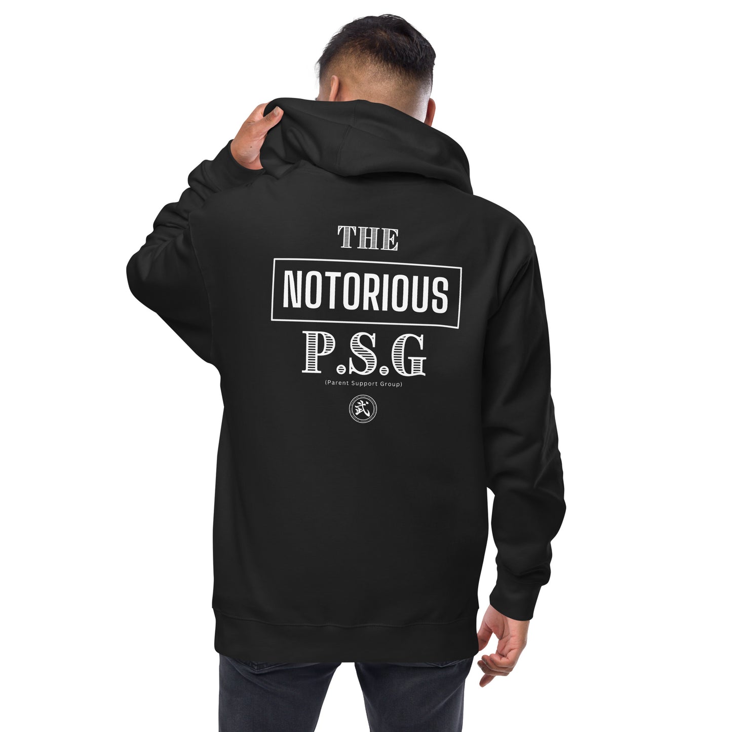 The Notorious PSG Unisex fleece zip up hoodie
