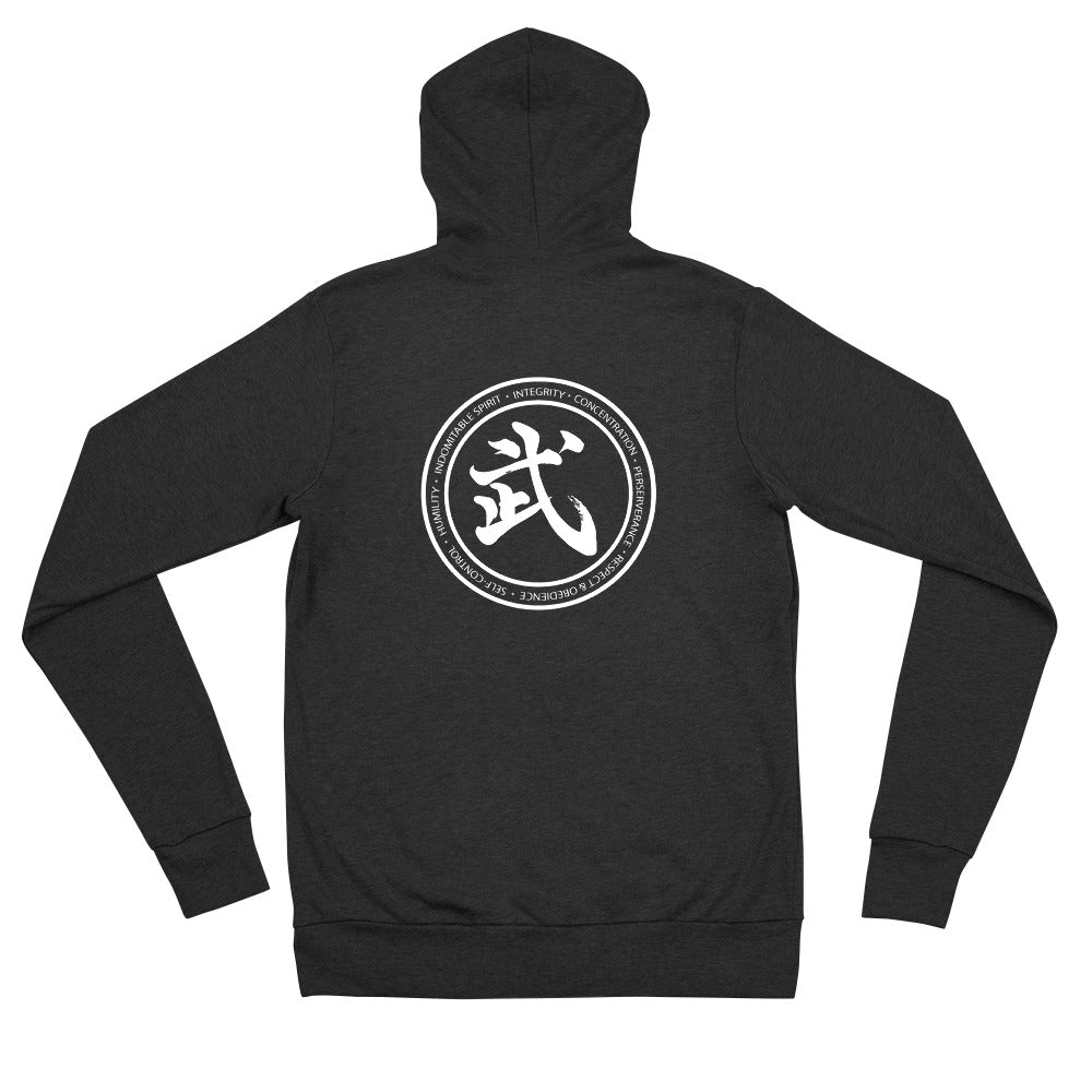 Monochromatic Instructor Unisex zip hoodie