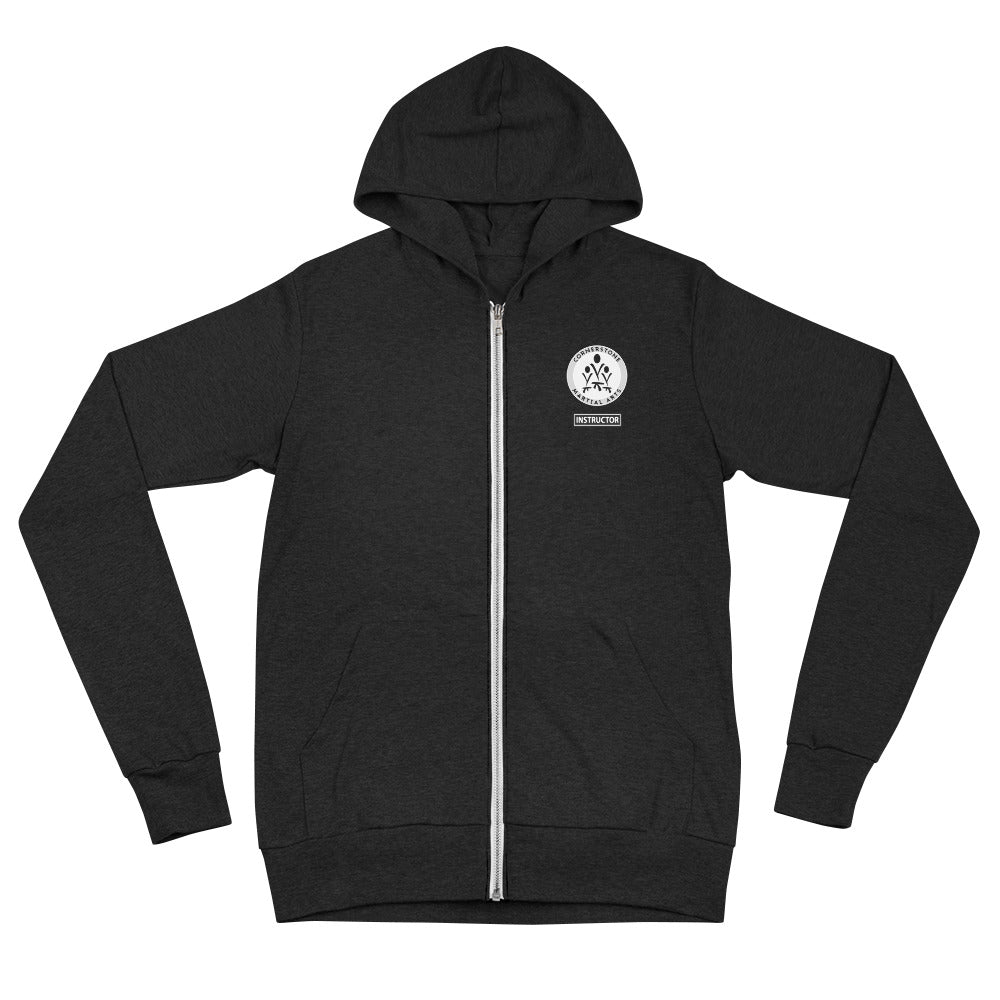 Monochromatic Instructor Unisex zip hoodie