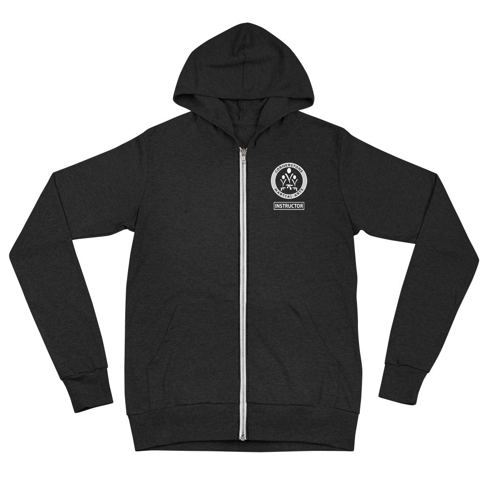 Monochromatic Instructor Unisex zip hoodie