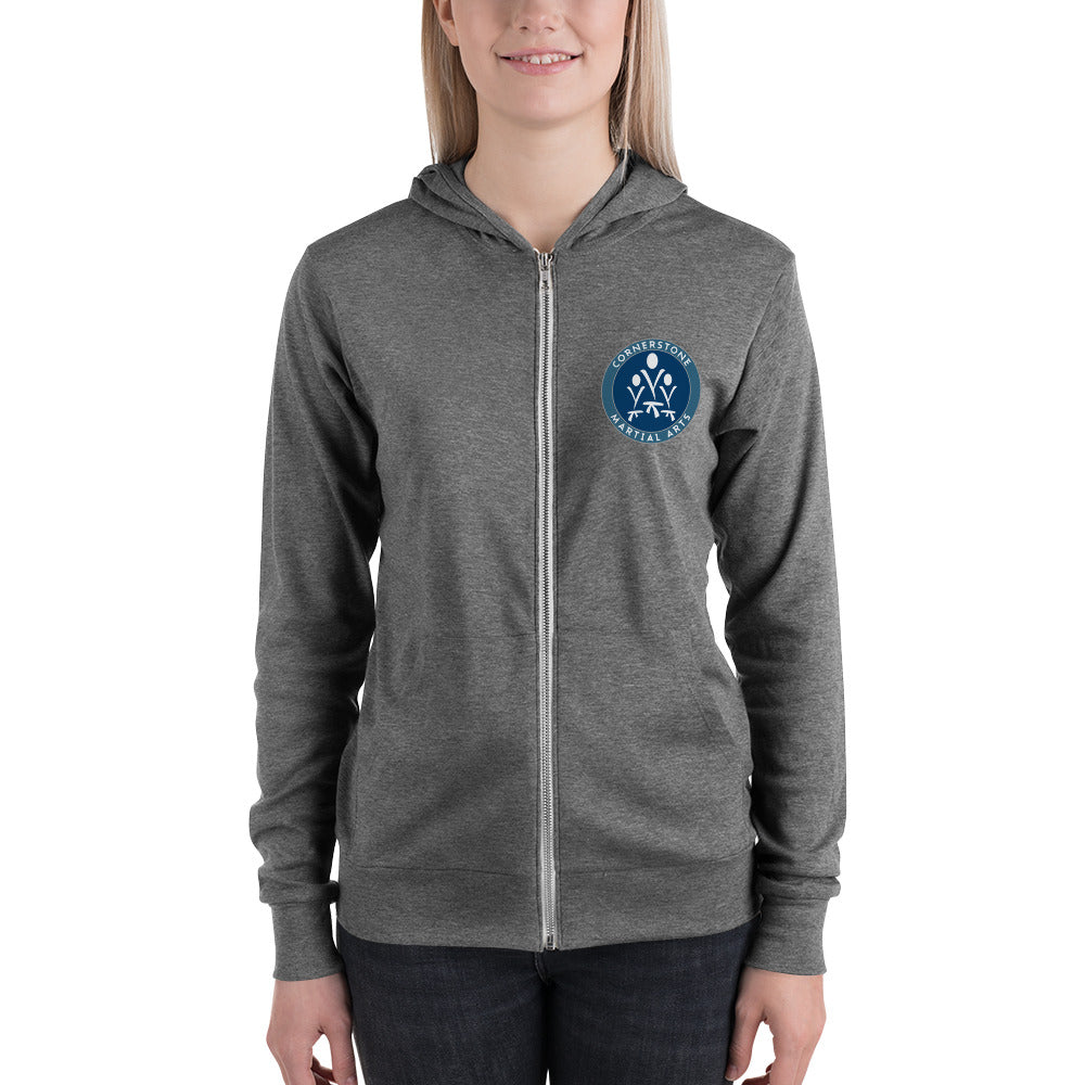 Cornerstone Unisex zip hoodie