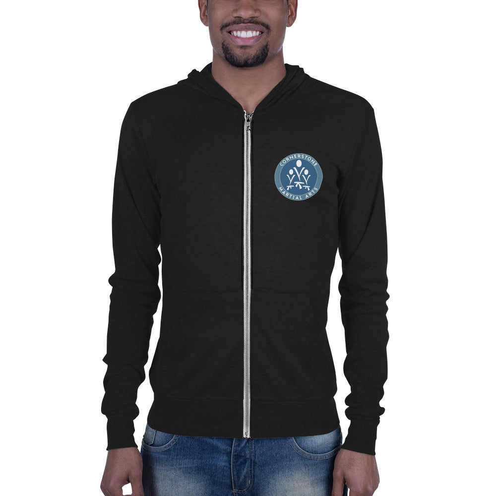 Cornerstone Unisex zip hoodie