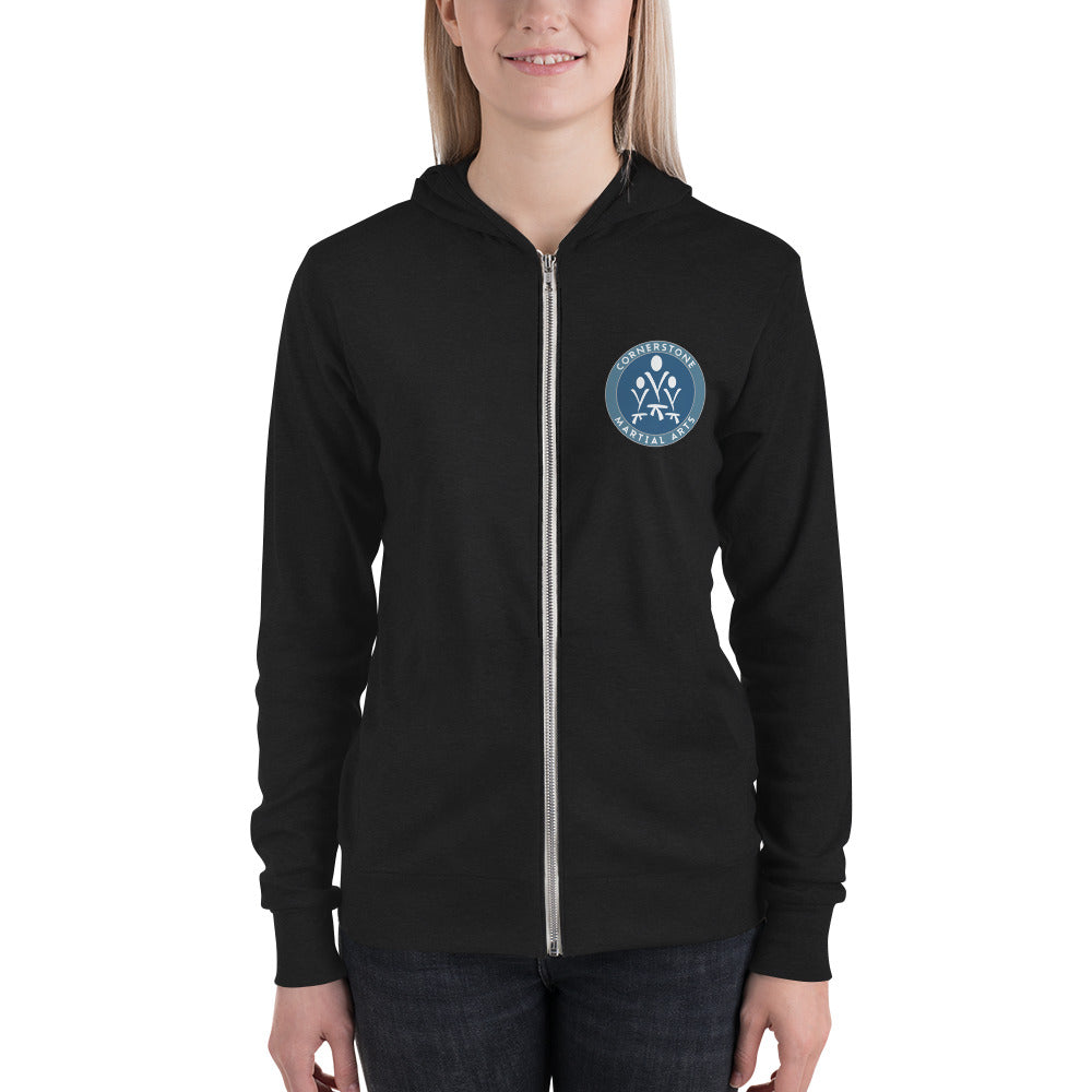 Cornerstone Unisex zip hoodie