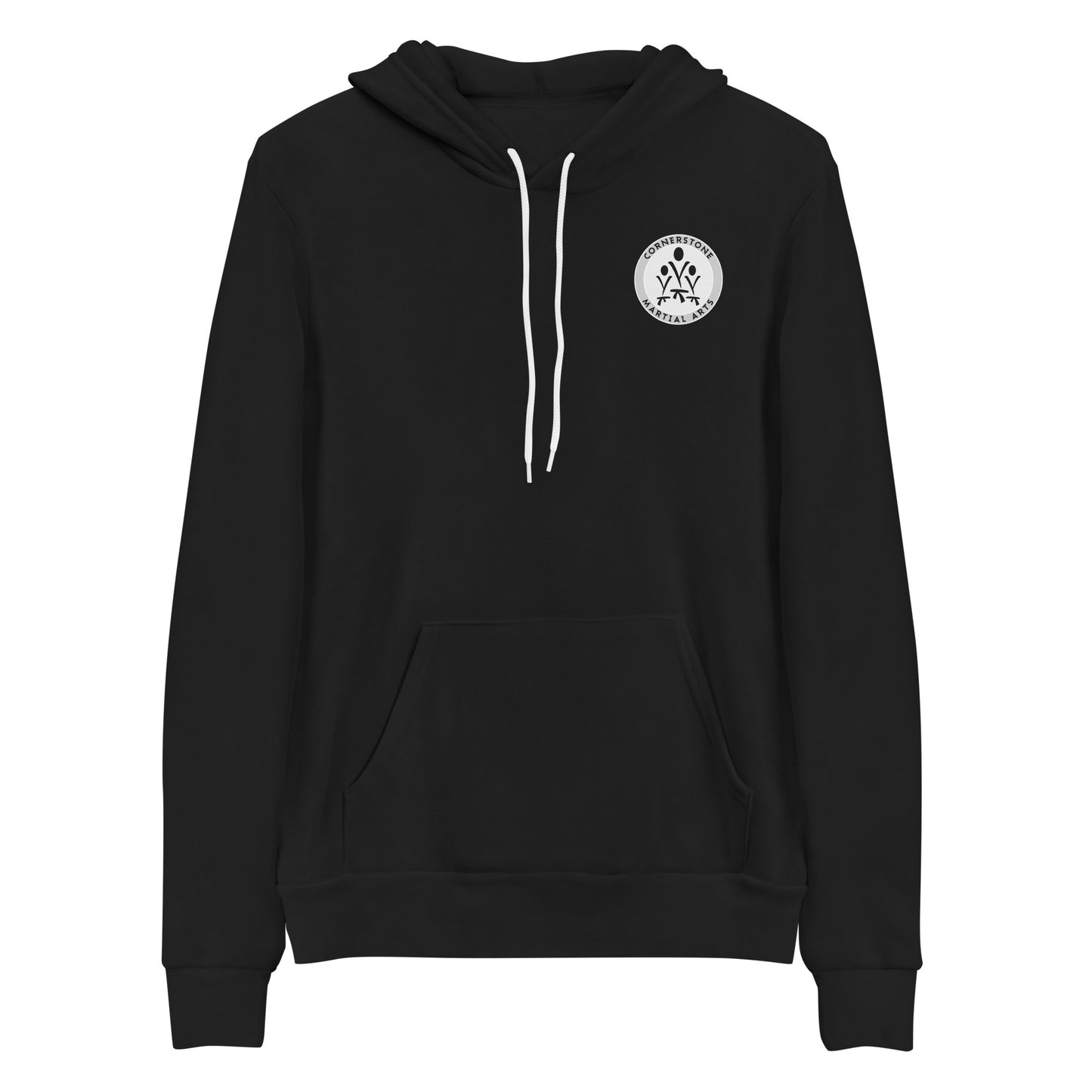 Monochromatic Unisex hoodie White Logo